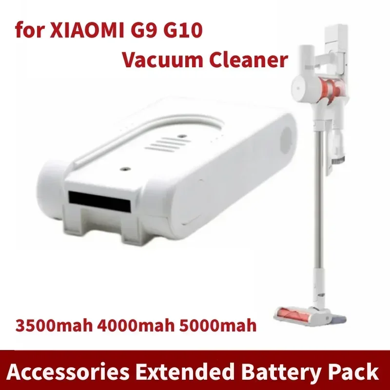 Rechargeable Lithium-Ion Battery 3500mAh for XIAOMI G9 G10 Vacuum Cleaner Accessories Extended Battery Pack