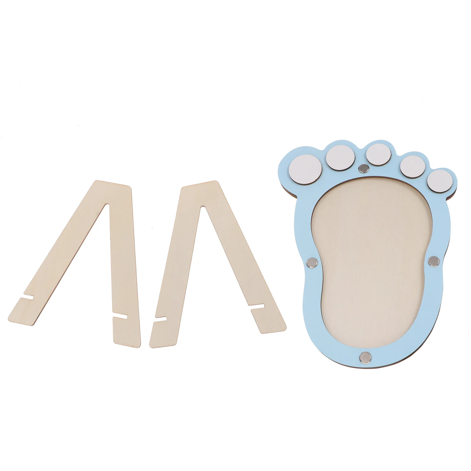 

1Pcs Baby Growth Footprint Keepsake Photo Frame for Infant Newborn First Year Memories Record Creative Photo Frame