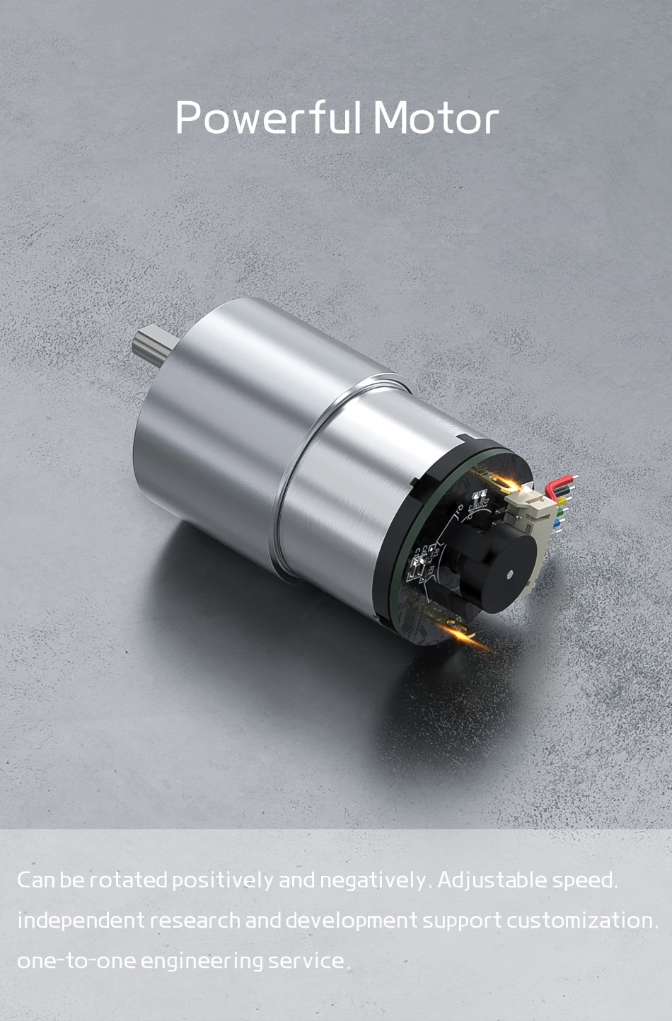 37-520 Getriebemotor 12V DC Untersetzungsgetriebemotor mit Drehzahlmessung Hall-Encoder Roboter Hochdrehmoment Bürstenmotor Metallzähne – Detail 13