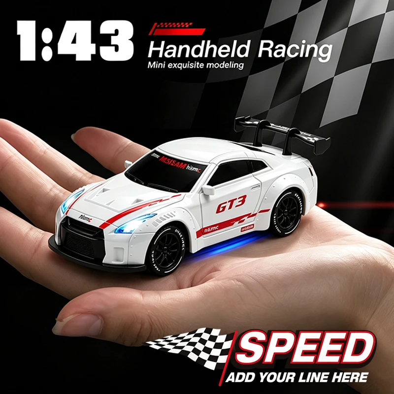 New RC Full Scale Drift Car MINI 1/43 Remote Control Car With Gyroscope 30 Minutes of Work Time 4WD Racing Children's Gifts Toys
