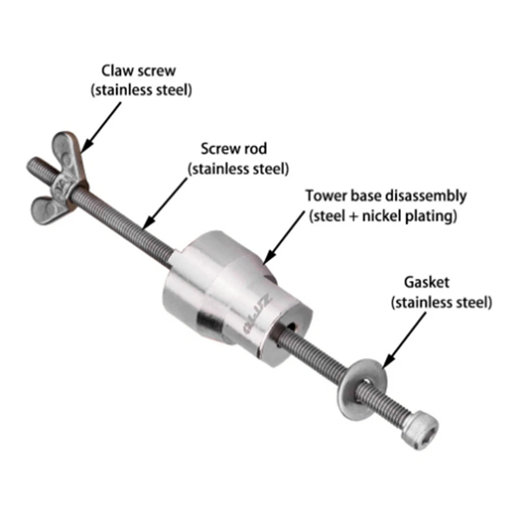 

AC22 Bicycle Freehub Remover Bead Hub Body Installer Slotted Socket Wrench Hub Remover Ball Bearing Repair Tools