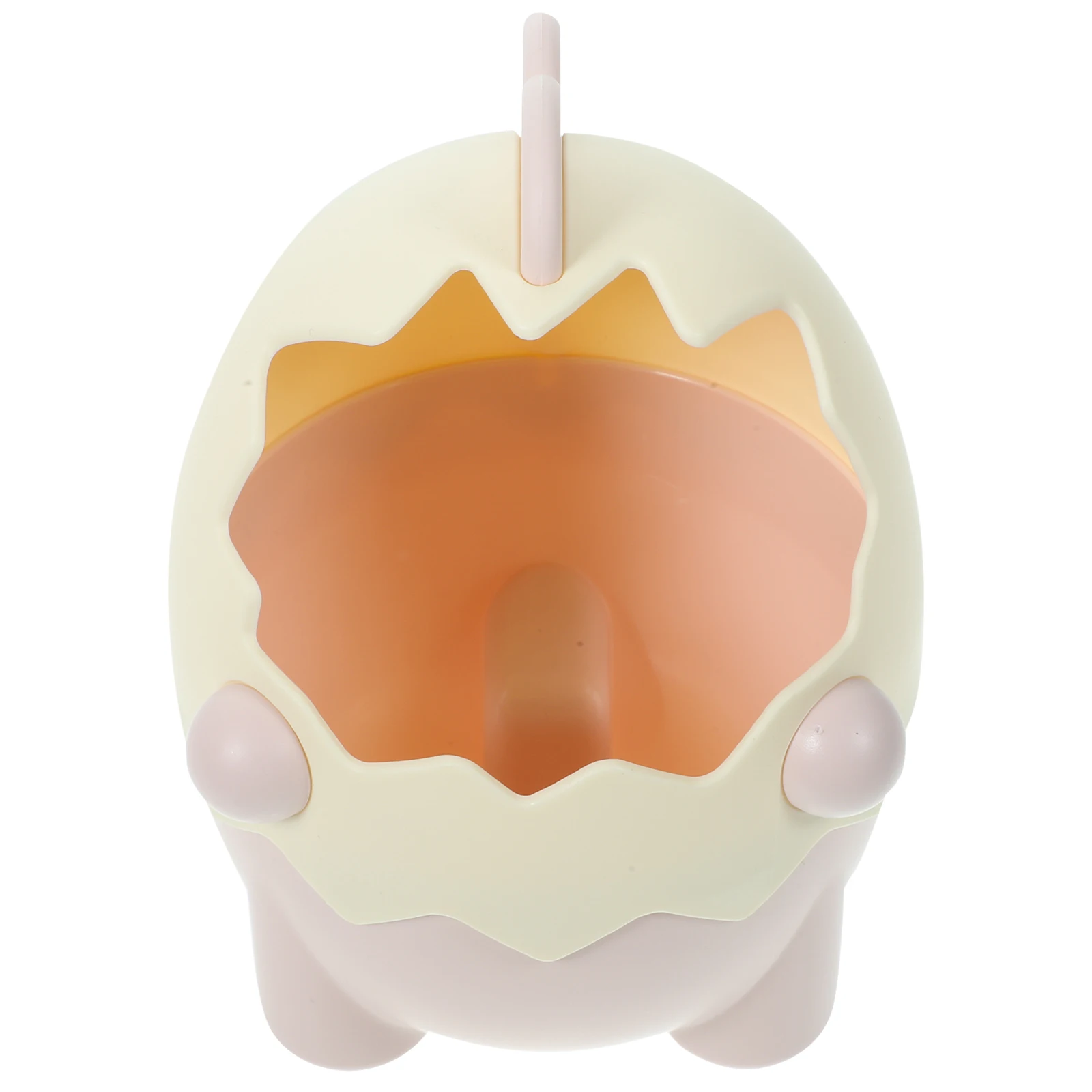 

Cartoon Dinosaur Egg Pen Holder Large Blue Pencil Organizer Desk Storage Bracket Makeup Brush Container Sturdy ABS Neat Clean