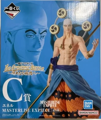 【Оригинал】 БАНДА! Ichiban KUJI One Piece: The Greatest Battle ~ Grand C Reward Eneru MASTERLISE EXPIECE Модель игрушки