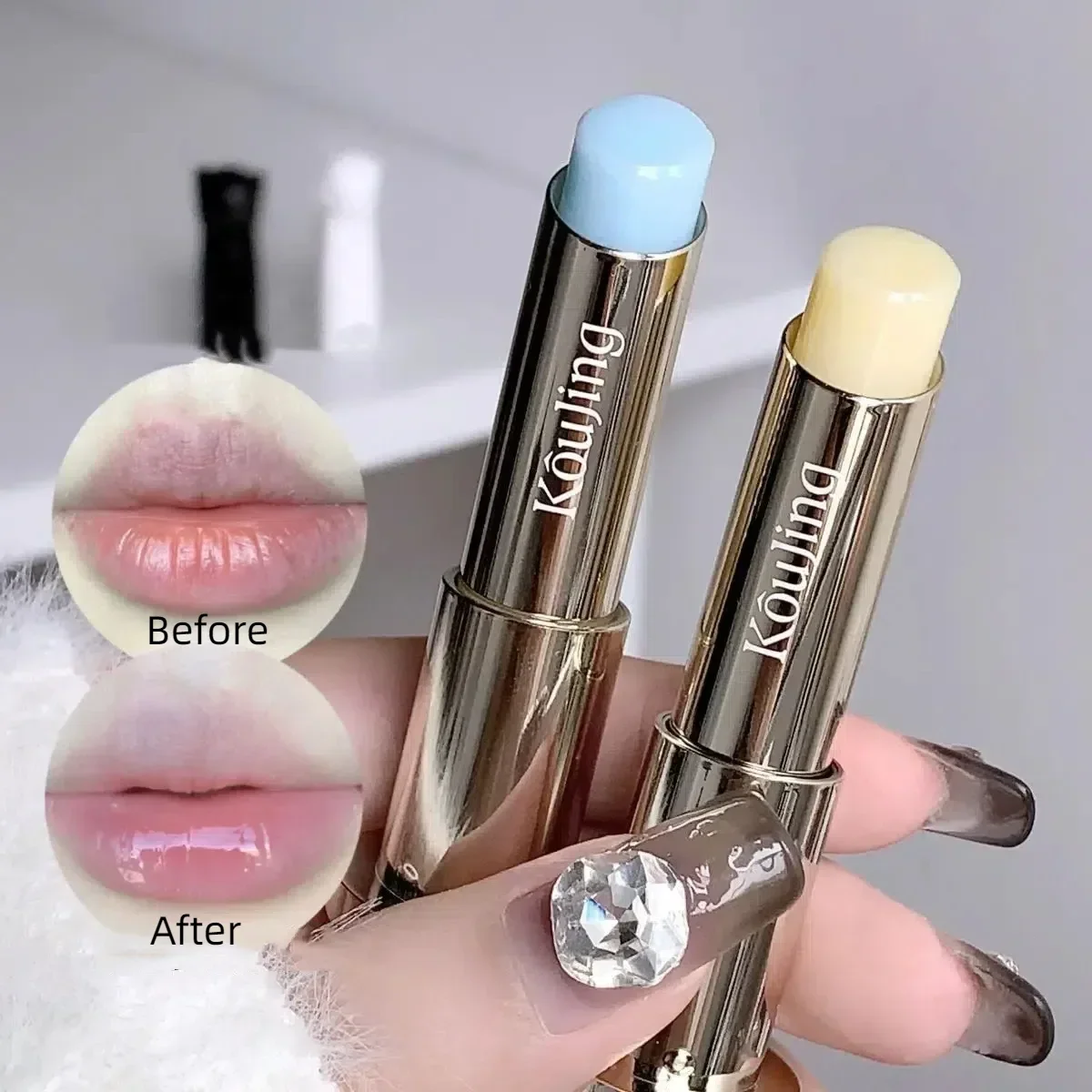 Description Picture 6 of itemCat Lip Balm Skin Fade Lip Lipstick To Prevent Dryness Remove Dry Lines Moisturize Lipgloss Lip Care Nourishing Repair Cosmetics