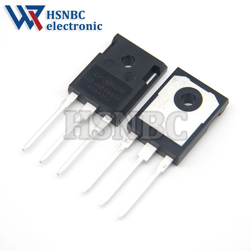 10PCS CRJQ80N65F 80N65 TO-247 40A 650V N-channel Power MOSFET Transistor 100% New Original