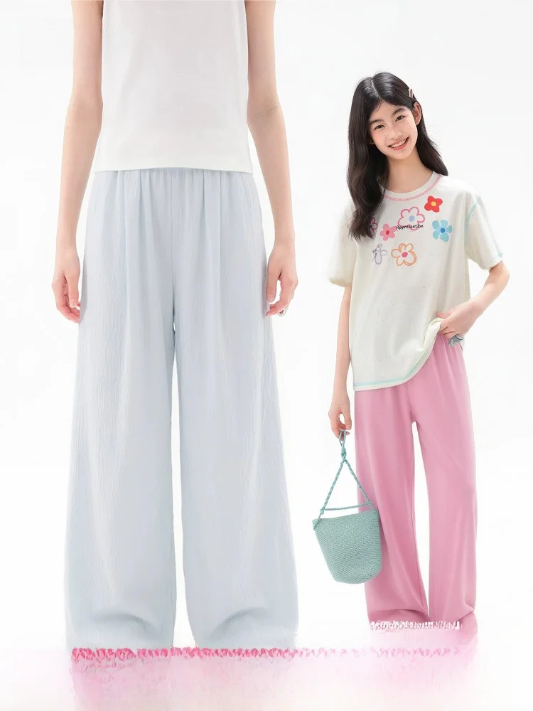 msyj-pantalons-larges-d'ete-pour-filles-pantalons-amples-decontractes-longs-pour-enfants-de-taille-moyenne-et-grande-en-fibre-de-polyester