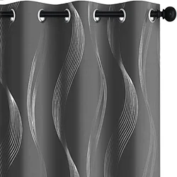 Blackout Curtains & Drapes Thermal Noise Reducing Window Curtains 1 Panel for Living Room Bedroom Children's Room Kitchen