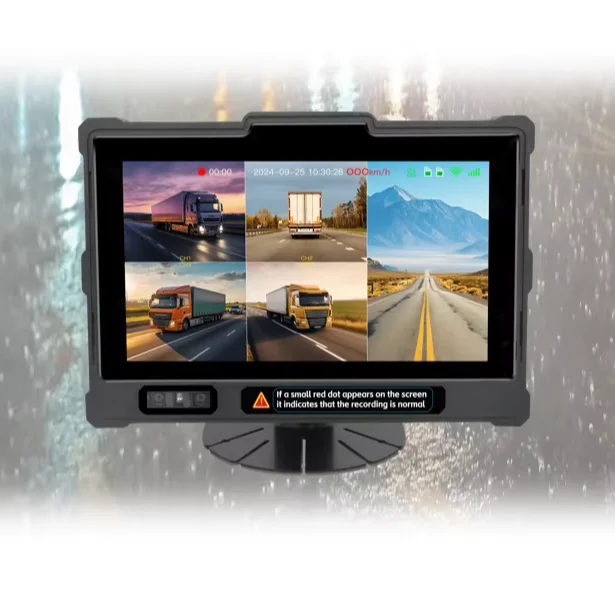 

IP68 Waterproof Monitor 7inch 4G GPS HD Touch Screen All-in-one DVR Monitor Kit Blind Spot Warning System for Heavy Duty Truckne