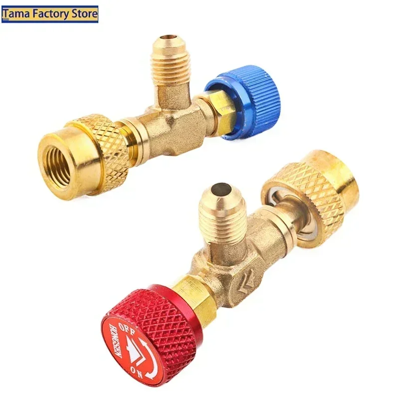 Air Conditioner Safety Valve Set R22  r410 Freon Filling Valve is Used For R22 Air Conditioner Tools and Accessories Household