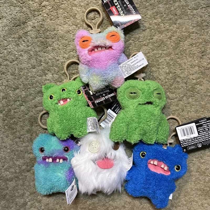 

100%Original Fuggler Funny Ugly Monster New Misfits Baby Fugg Cute Plush Toy Backpack Pendant Keychain Pendant Collectible Gifts