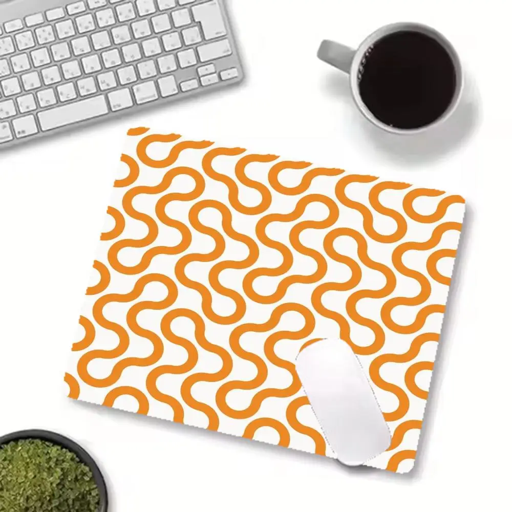 Mousepad Warm Gradient Swirl Pattern Playmat Natural Rubber Non Slip Game Card Pad For Office Desktop Laptop Games  Large Size