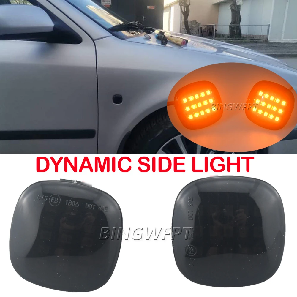 High Quality LED Turn Signal Side Marker Light Dynamic Sequential Lamp For Skoda Fabia Octavia Mk1 Mk2 Roomster Rapid NH3 view 2