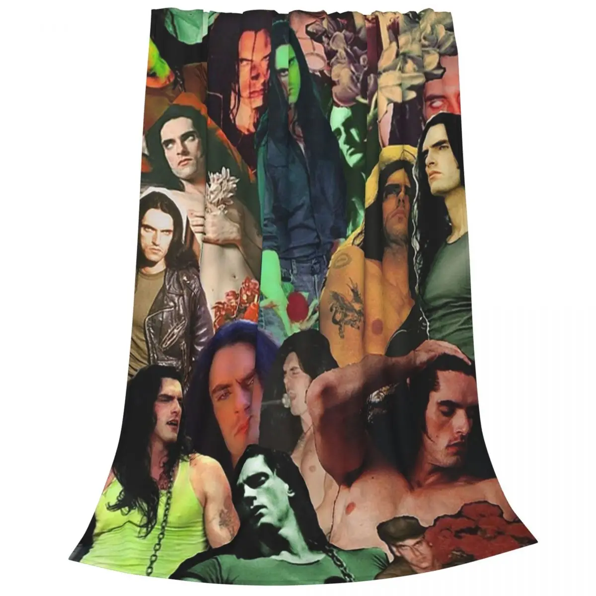 Type O Negative Peter Steele Dark Goth Blankets Flannel Breathable Sofa Throw Blankets For Couch Bedding Throws Bedspread Quilt