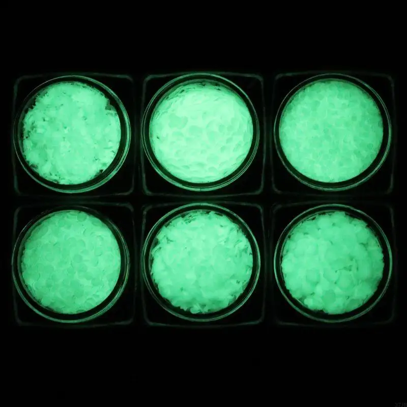 37JB 다기능 발광 스팽글 UV 수지 보석 소개 네일 아트 장식