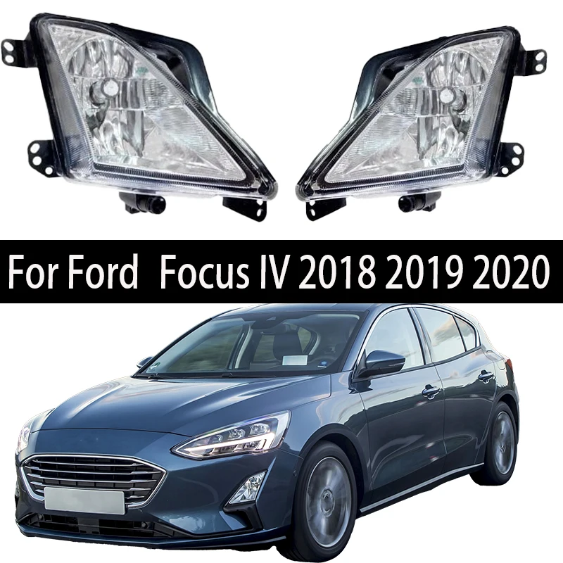 

Передний бампер, противотуманные фары, противотуманные фары для Ford Focus IV 2018 2019 2020, DRL, дневные ходовые огни, а не дубится X7B13B221EB JX7B13B220EB