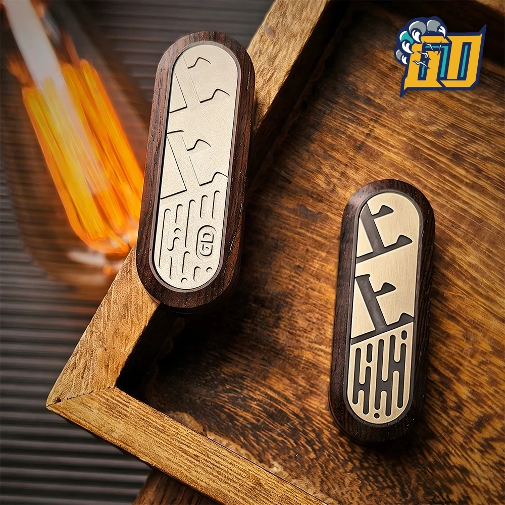 

GDEDC Mechanical Paragraph Track Fidget Slider East African Black Sandalwood Push Slider Stress Relief Toy Fidget Toys Adults