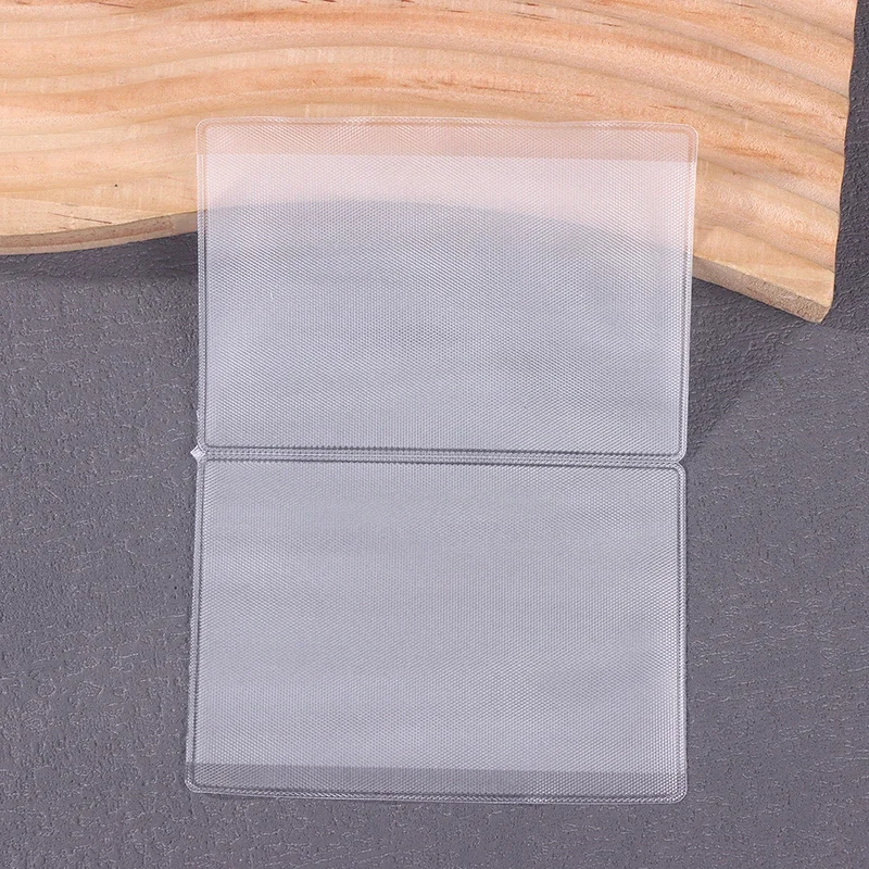 50 قطعة بولي كلوريد الفينيل حامل بطاقة شفافة حافلة الأعمال حالة البنك الائتمان حامل بطاقة الهوية غطاء حامل بطاقة الهوية #3