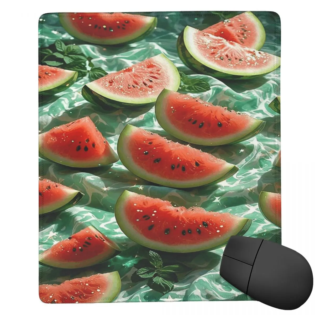 Watermelon Slices Mouse Pad Computer Keyboard Mouse Mat Gaming PC Laptop Desk Mat Office Accessories