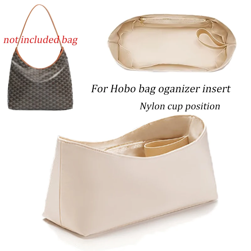 Dupont Paper For Bohe Hobo Bag Organizer Insert Durable Wateproof Bag Support Orderly Storage Inner Liner Neat Bag Accessories