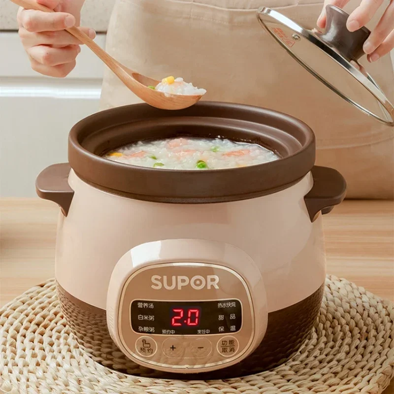 Electric stew pot household soup pot porridge small stew pot automatic baby ceramic health small stew 1 to 2 people