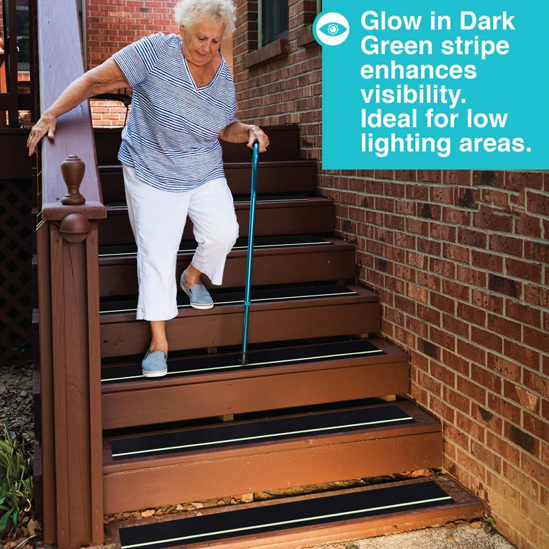 Luminous Anti Slip Grip Tape In Dark Improves Grip And Non Slip Safety Stair Treads Indoor or Outdoor