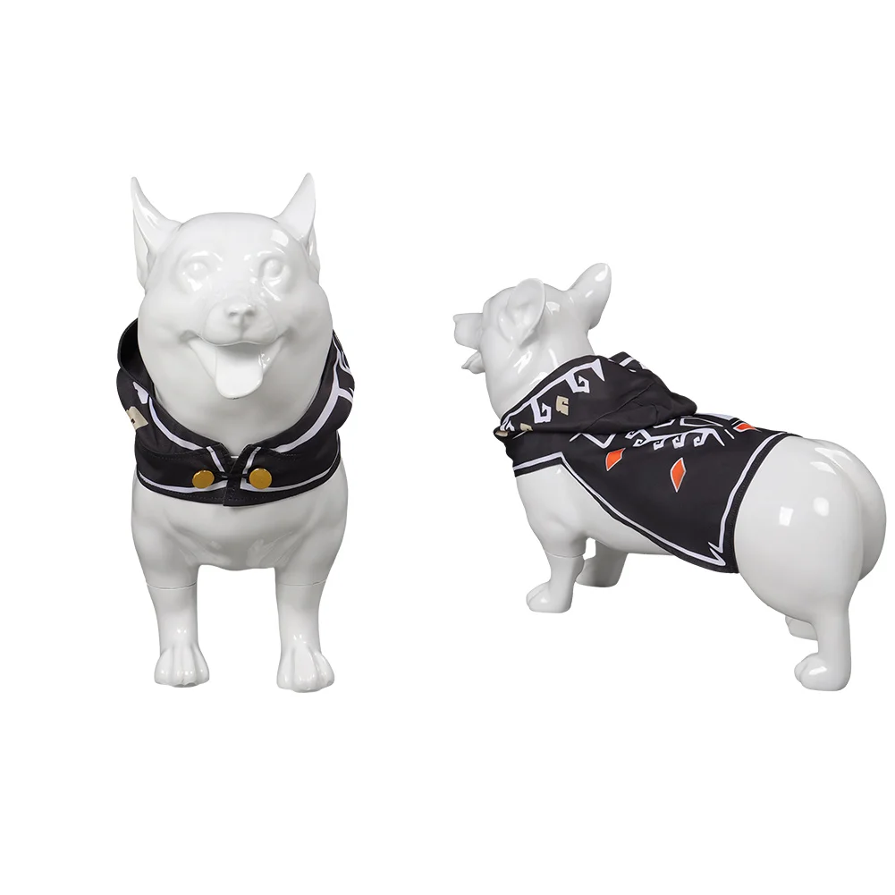 

Anime Puppy Cloth Link Pet Dog Clothing Cloak Cosplay Costume Tears of the Kingdom Outfits Halloween Carnival Roleplay Suit