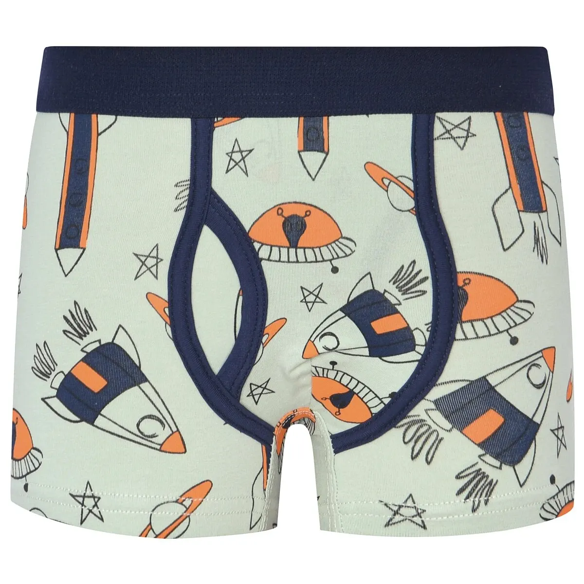 3Pcs Boys Cute Cartoon Pattern Comfortable Cotton Boxers