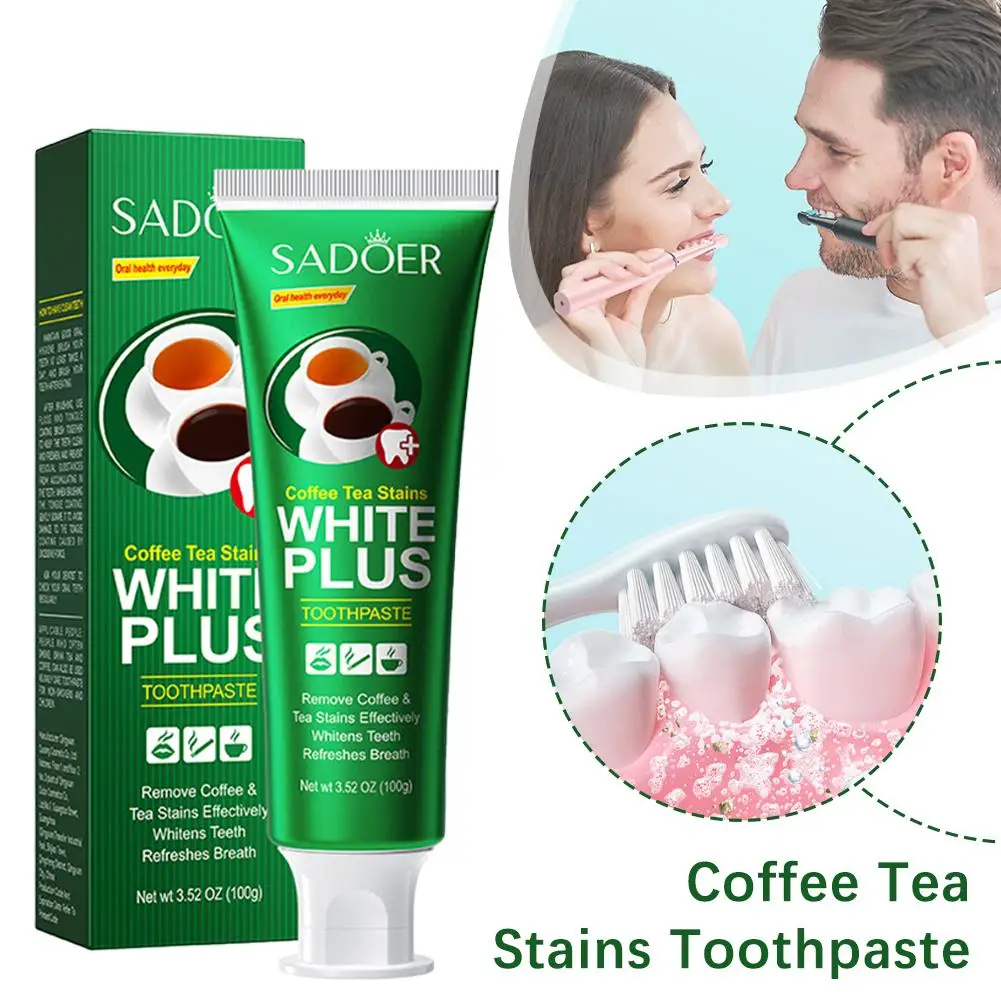 100g Smoke Stain Removal And Whitening Toothpaste For Cleaning Teeth Gum Protection Fresh Breath Conversation Oral Odor Removal