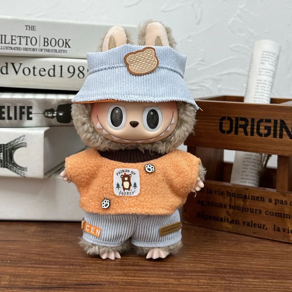 

Mini Plush Doll Clothing Accessories 17cm Labubu Leaky Ear Clothing Accessories Gifts