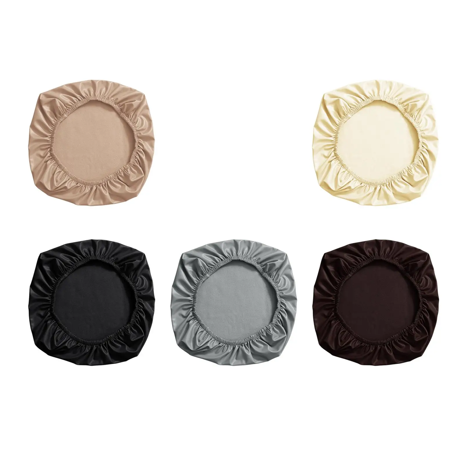 غطاء مقعد كرسي مكتب مكتب مقاوم للماء، أغطية كراسي من جلد البولي يوريثان، واقي أغطية كراسي الكمبيوتر الدوارة القابلة للتمدد