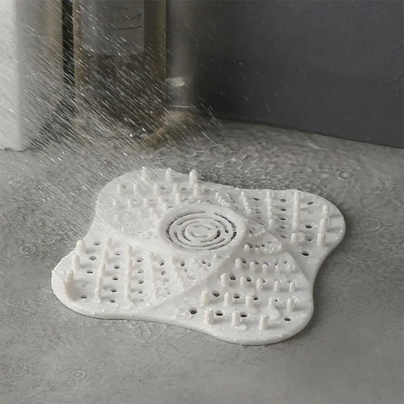 Anti-Blocking Hair Catcher for Bathroom Stopper Plug Shower Floor Drain Covers Sink Strainer Sewer Filter Bathroom Accessories