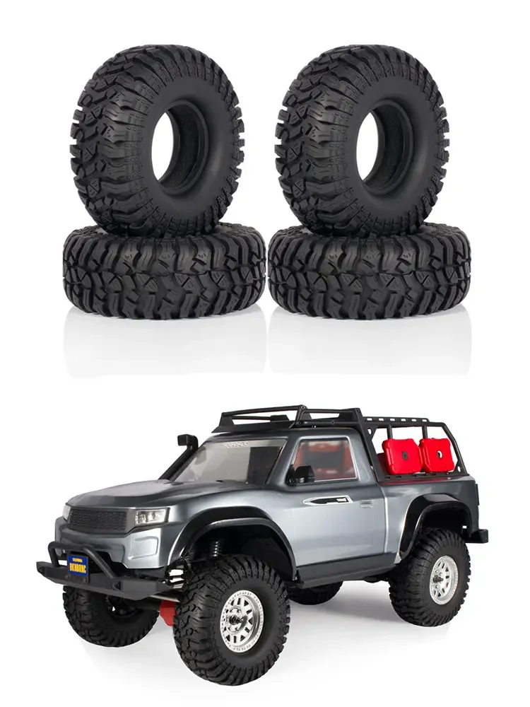 Pneus en caoutchouc pour voiture RC 1.9, 114mm, 4 pièces, 1/10 pouces, Axial SCX10 90046 TRtage Capra Redcat Gen8 YIKONG WRAITH RR10