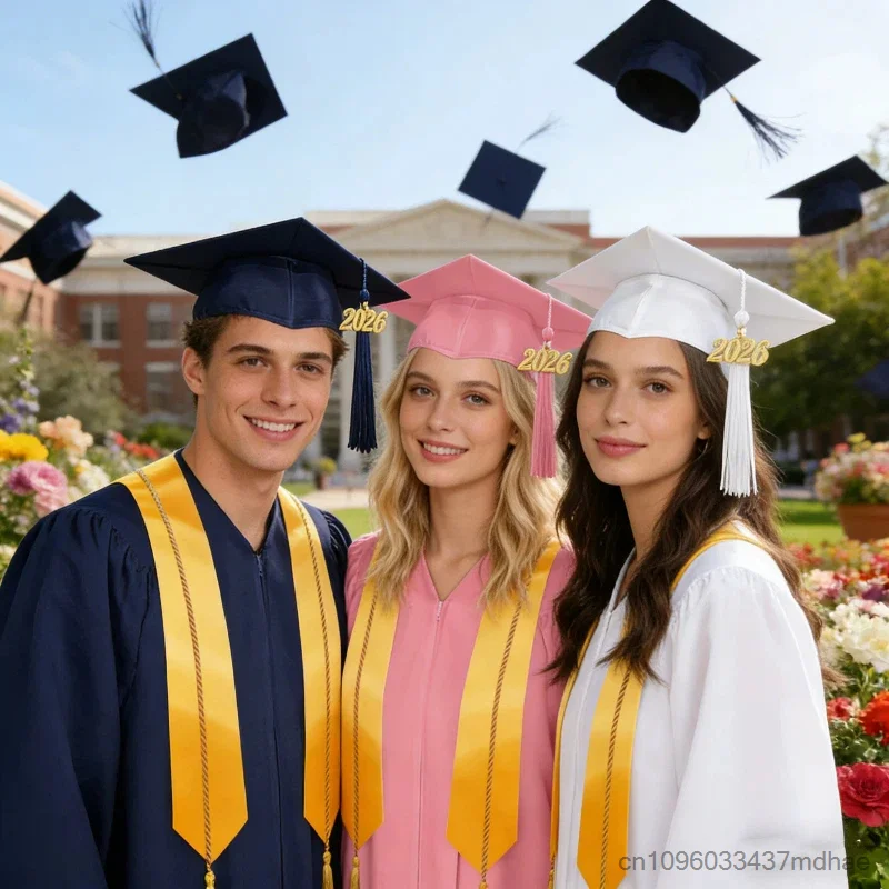 

Unisex Graduation Costume Bachelor Degree Gown Academinc Cosplay Uniform Graduation Photography Performance Robe Hat Set 2026