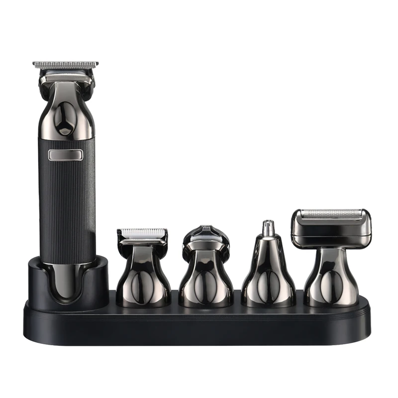 

Беспроводной триммер для бороды для мужчин, электробритва, машинка для стрижки волос, набор для бритья усов, волос на теле, в ушах, носу и лица