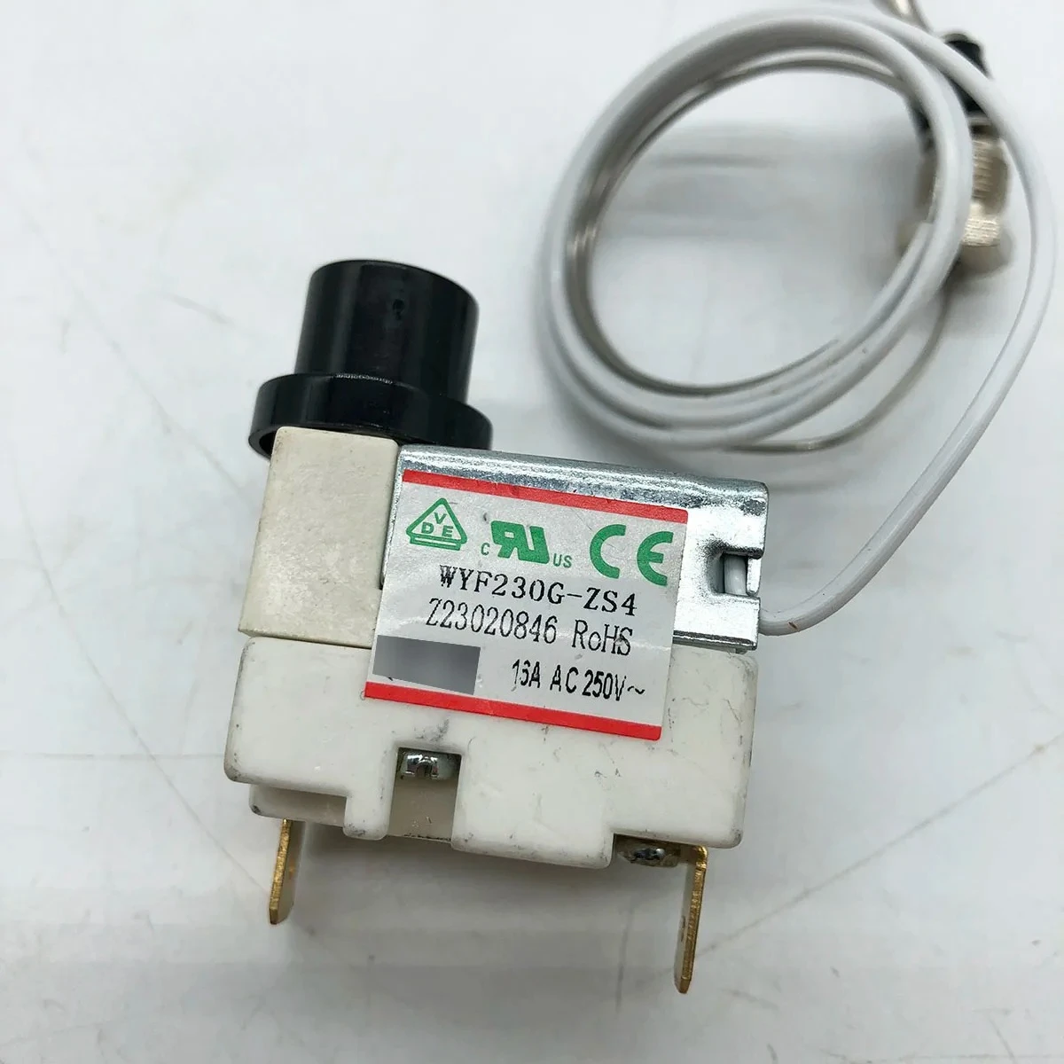 WYF230G-ZS4 Over Temp Limiter Thermostat Capillary Switch Compatible With Commercial Deep Fryer Griddle Spare Parts