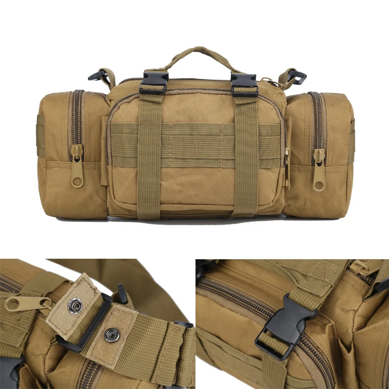 Outdoor Fanny Deployment Bag Tactical Waist Pack Small Sling Pack Hand Carry Bag Handlebar Bag