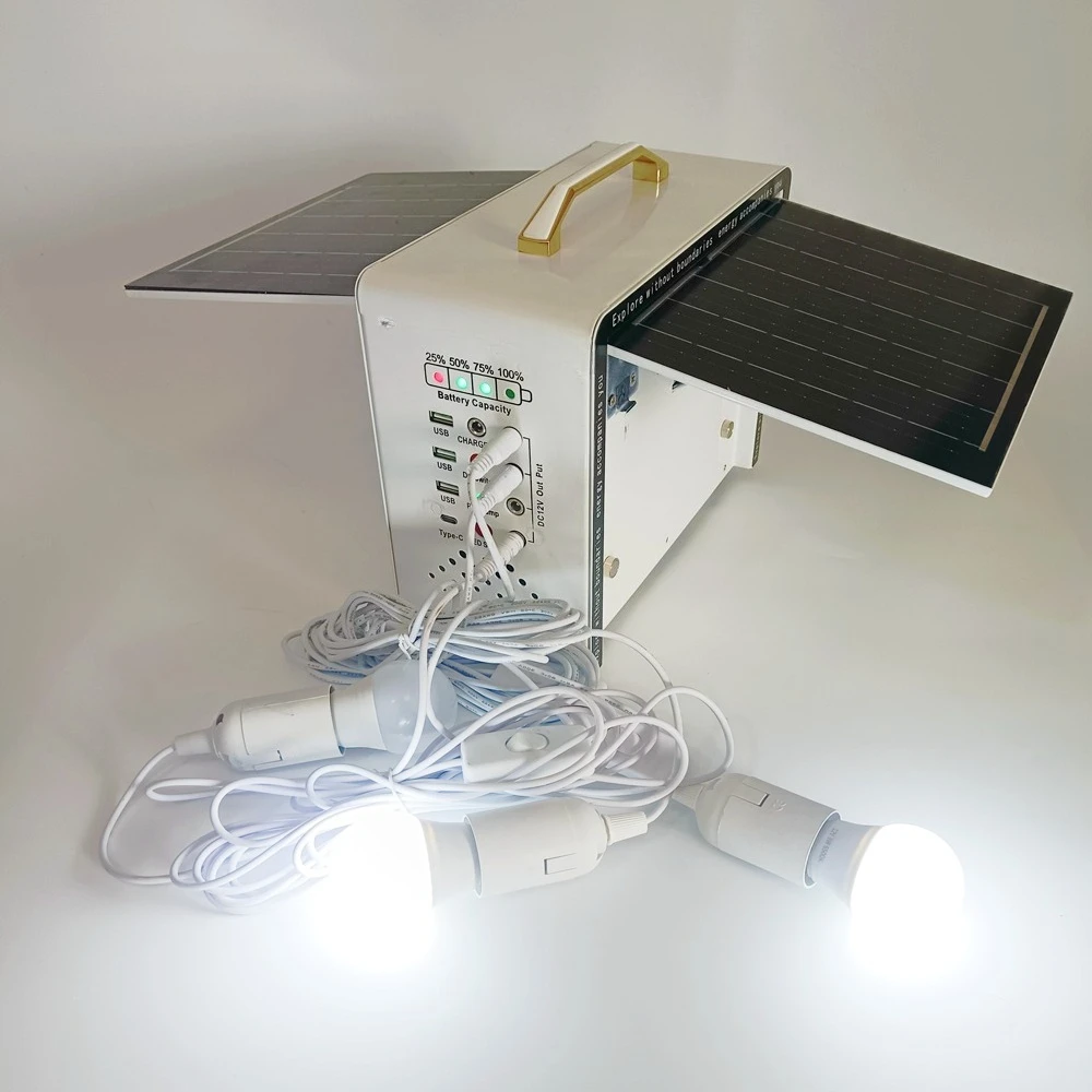 

Портативный солнечный генератор для дома 300 Вт с зарядкой постоянным током, модульная система