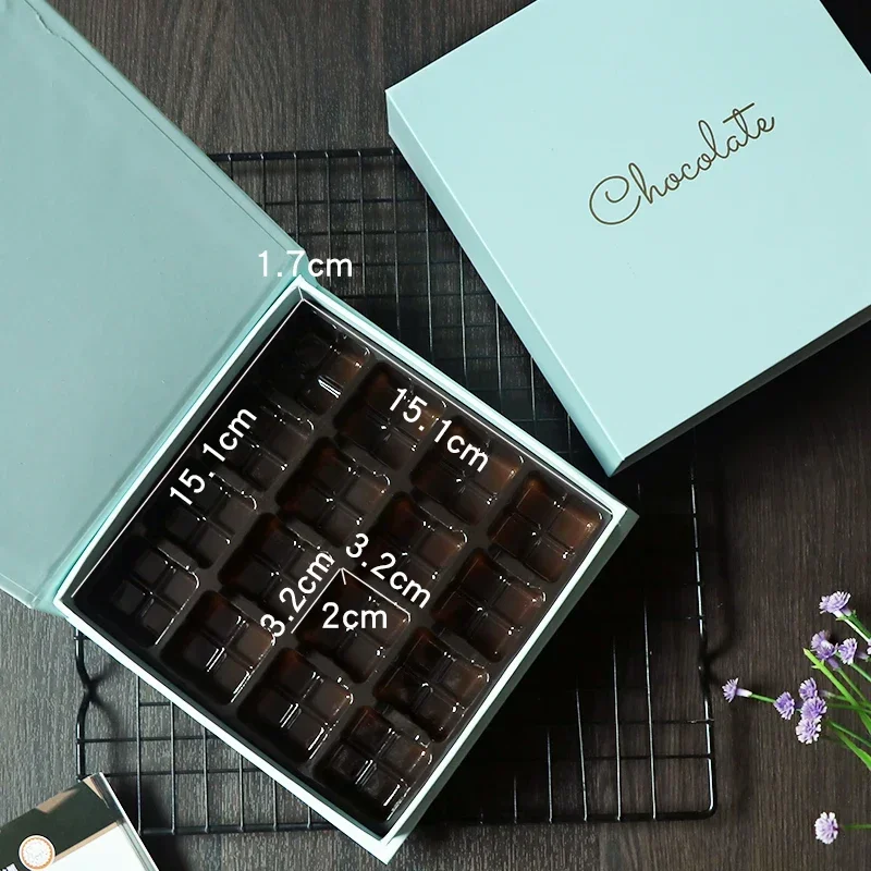 5Pcs/Lot Elegant Valentine Chocolate Paper Box Luxury Gift Packaging Design Wedding Candy Packaging Chocolate Case Gifts Packing