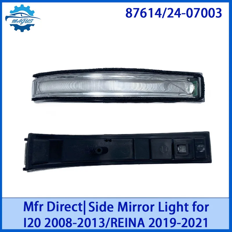 

【For HYUNDAI I20 2008-2013/REINA 2019-2021】Factory Direct LED Side Mirror Turn Signal | Plug & Play Waterproof Replacement