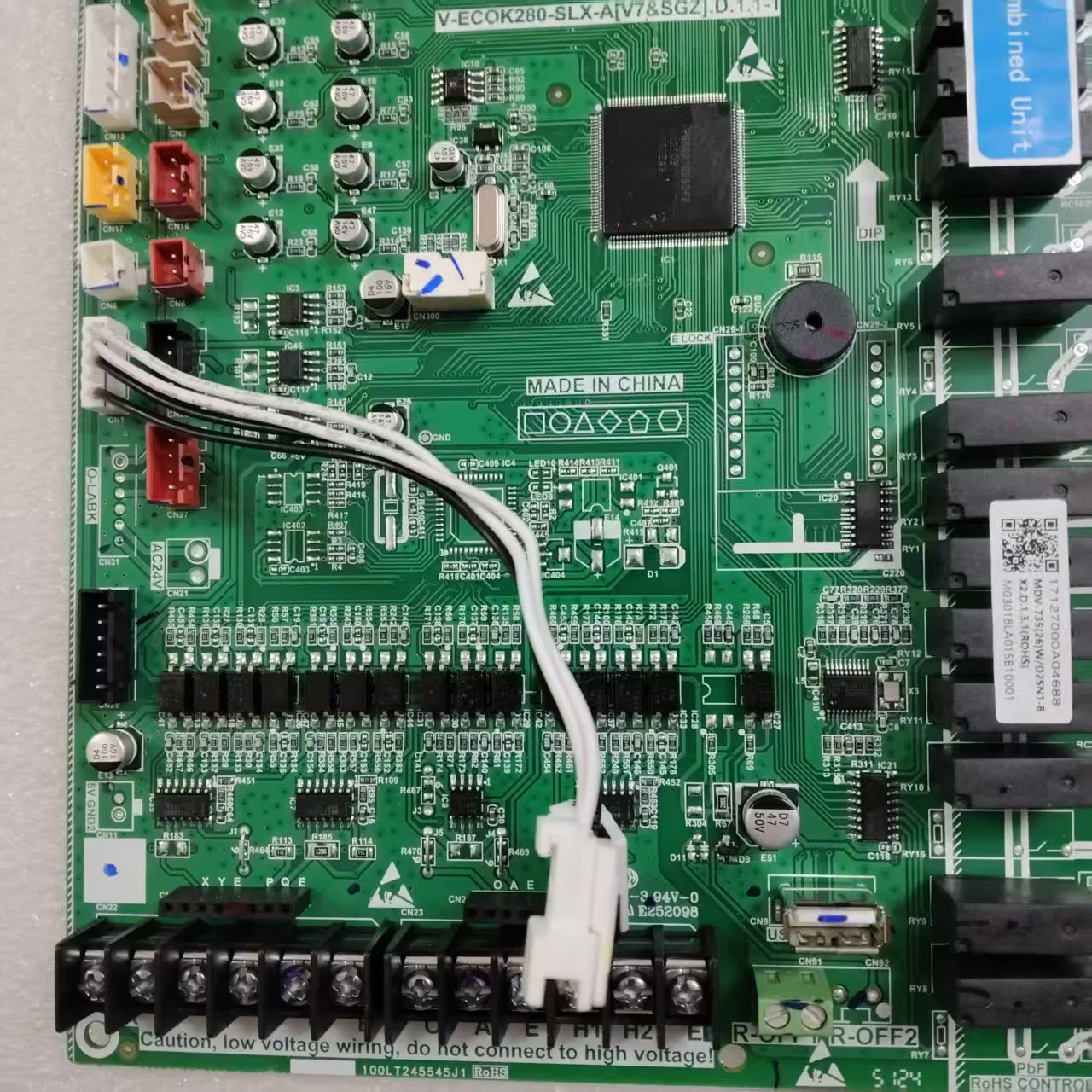 for Midea Central Air Conditioning Motherboard 17127000A04688 17127000010317 MDV-735 (26) W/D2SN1-8X2. D.1.3.1