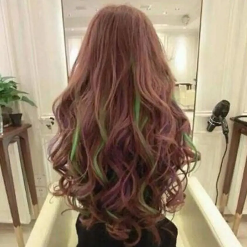 4 Colors Bright Temporary Hair Dye Powder Cake Washable DIY Coloring Cream Chalk