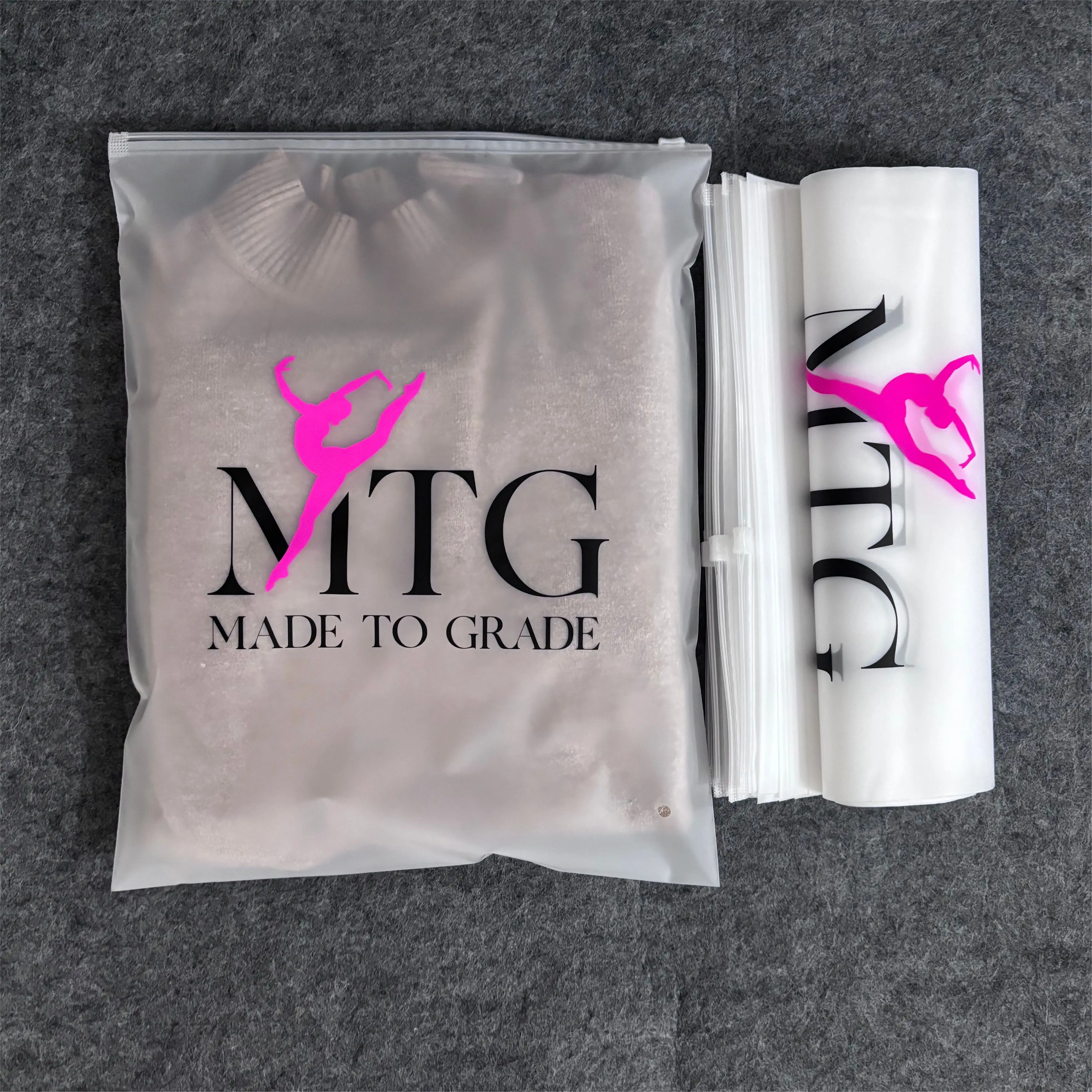 

custom wholesale plastic ziplock bag with own logo