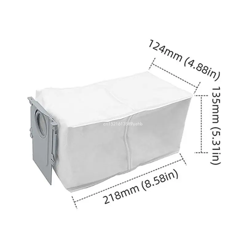 QRevo/P10 로봇 진공 청소기 액세서리 Dropship 용 8Pcs 교체 먼지 봉투