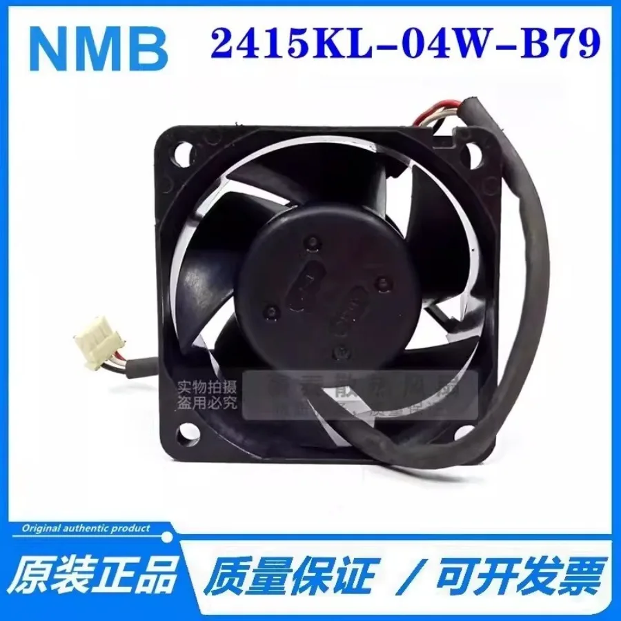 For NMB 2415KL-04W-B79 6038 DC12V 1.50A 6CM 3-Pin Silent Cooling Fan