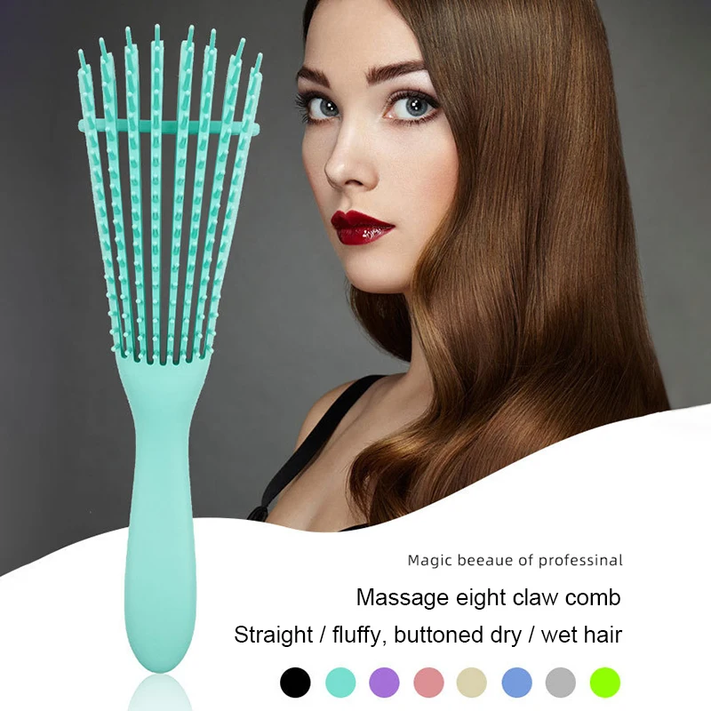 

Hairbrush Untangling Brush Multi-function Styling Dry Wet Curly Hair Massage Comb Octopus Comb Depolymerizer Anti-static Haircut