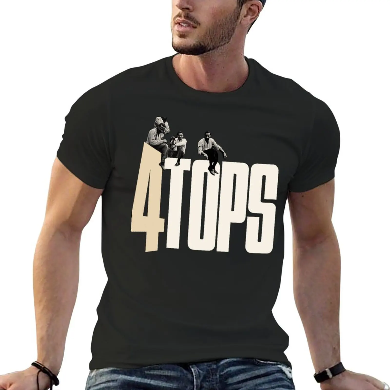 

4 Tops Essential T-Shirt graphic t shirt vintage sublime basketball graphic tees mens fashion
