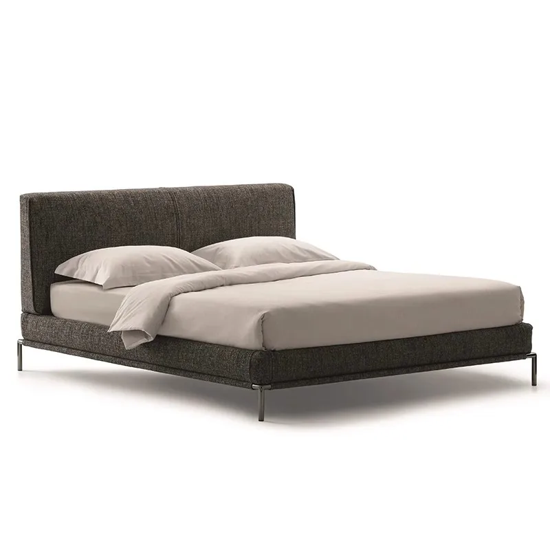 

Italian, minimalist, cotton and linen, fabric, modern, minimalist, bedroom, bed