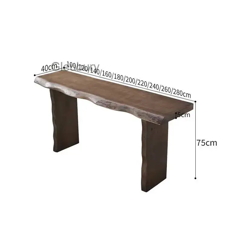 Wabi Sabi Elegant Console Tables Industrial Glamour Postmodern Rustic Console Tables Mid Century Design Meuble Salon Furniture
