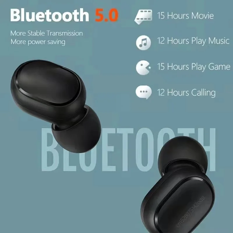 Fone Sem Fio Airdots Bluetooth 5,0 TWS Universal Para Celular