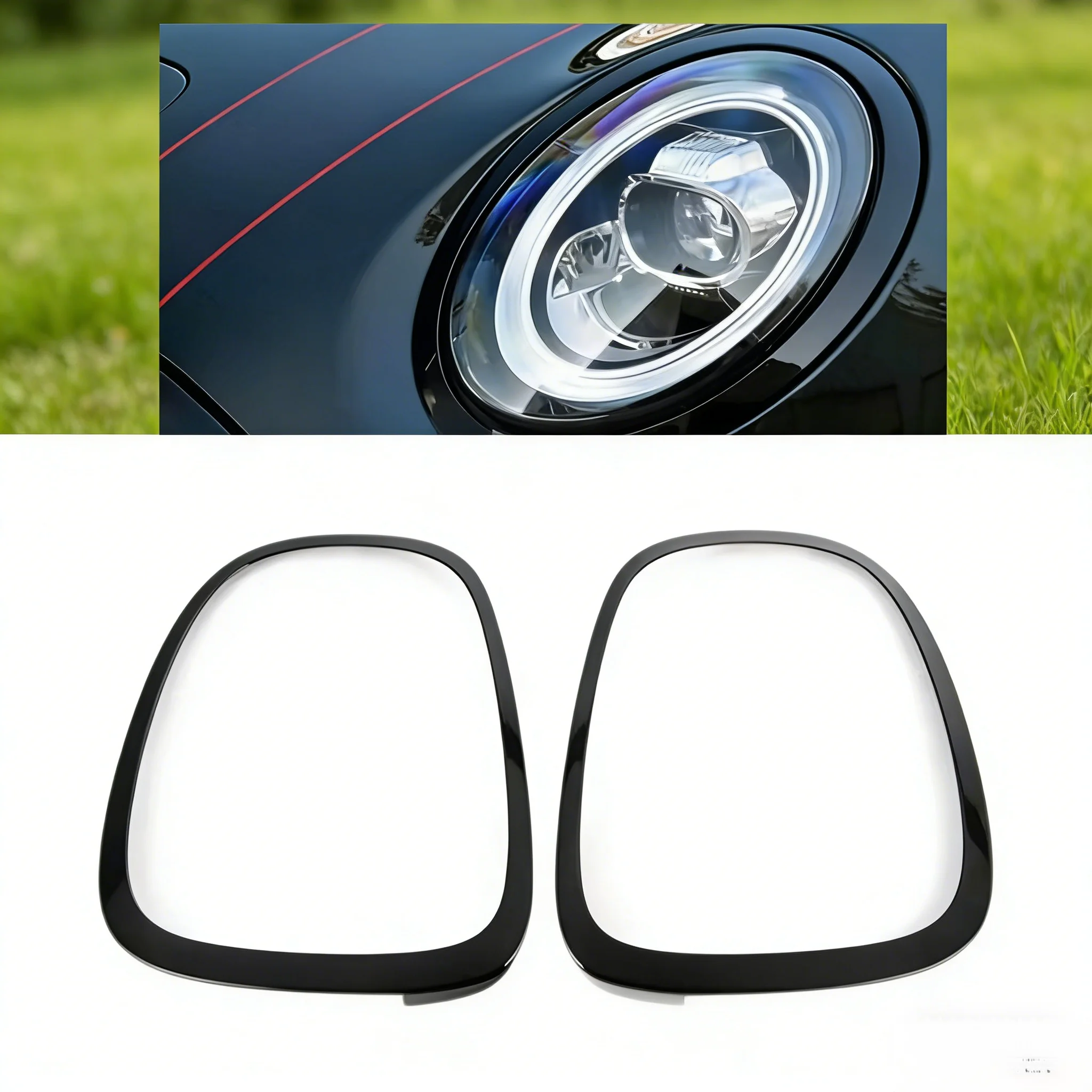 

2x 51137300631 63217464171 51712355791 51712285495 Накладка на фару/задний фонарь для BMW Mini Cooper F55 F56 F57 2014-2023 гг.